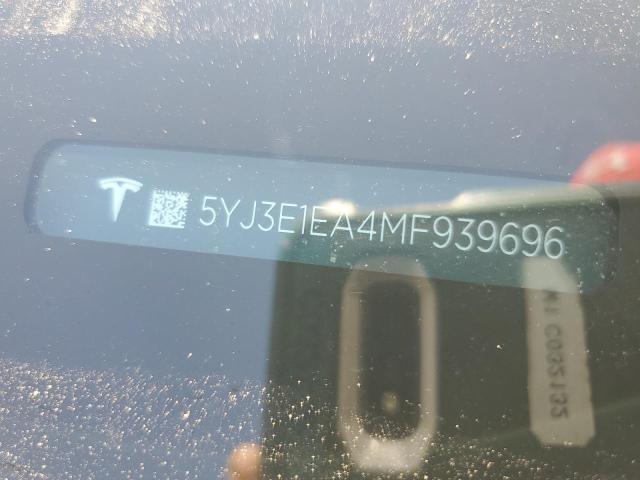 2021 TESLA MODEL 3 - 5YJ3E1EA4MF939696