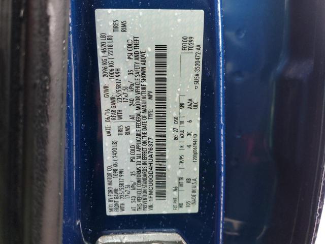 2017 FORD ESCAPE SE - 1FMCU0GD4HUA76377