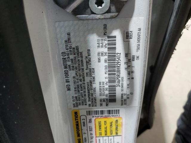 2017 FORD FUSION TIT - 3FA6P0RU8HR295412