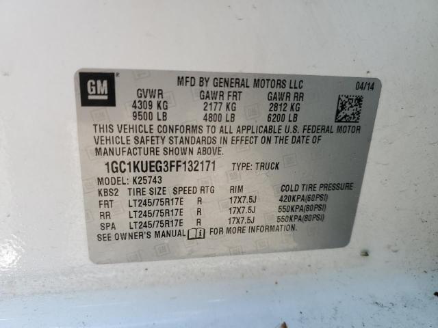 2015 CHEVROLET SILVERADO - 1GC1KUEG3FF132171