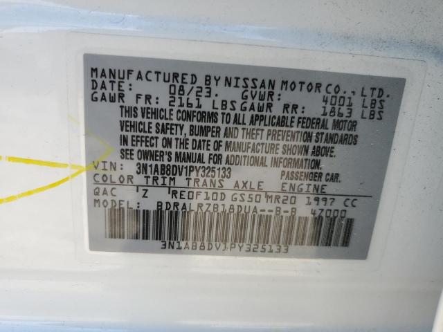 2023 NISSAN SENTRA SR - 3N1AB8DV1PY325133