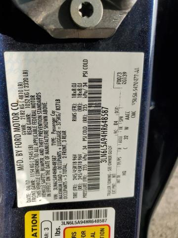 2017 LINCOLN MKZ PREMIE - 3LN6L5A94HR648587