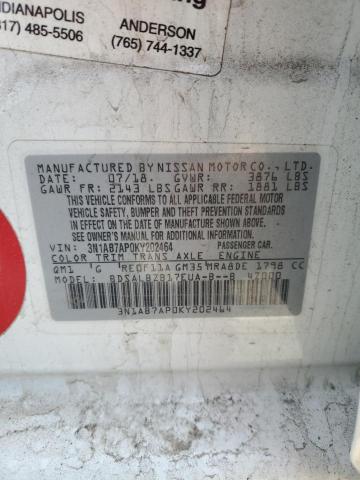 2019 NISSAN SENTRA S - 3N1AB7AP0KY202464