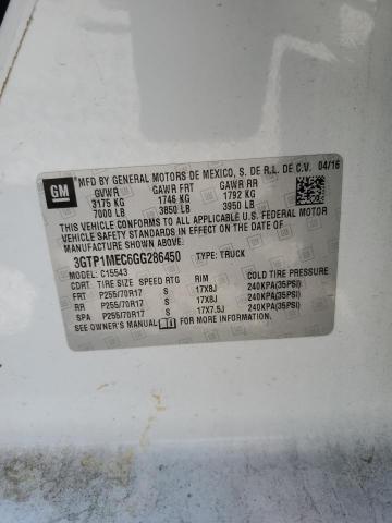 2016 GMC SIERRA C15 - 3GTP1MEC6GG286450