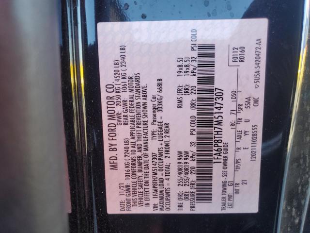 2021 FORD MUSTANG - 1FA6P8TH7M5147307