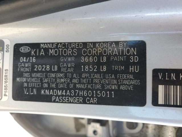 2017 KIA RIO LX KNADM4A37H6015011