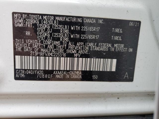 2021 TOYOTA RAV4 XLE - 2T3P1RFVXMC225516