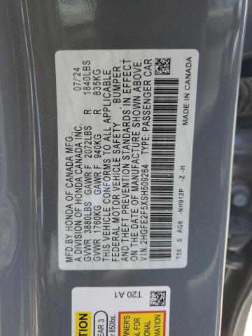 2025 HONDA CIVIC SPOR - 2HGFE2F5XSH509264