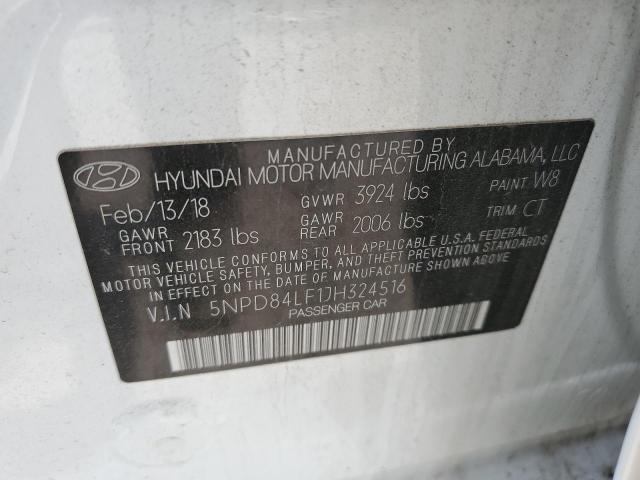 2018 HYUNDAI ELANTRA SE - 5NPD84LF1JH324516
