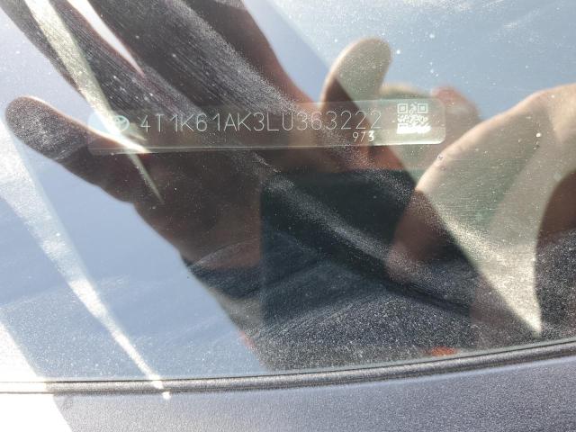 2020 TOYOTA CAMRY XSE - 4T1K61AK3LU363222