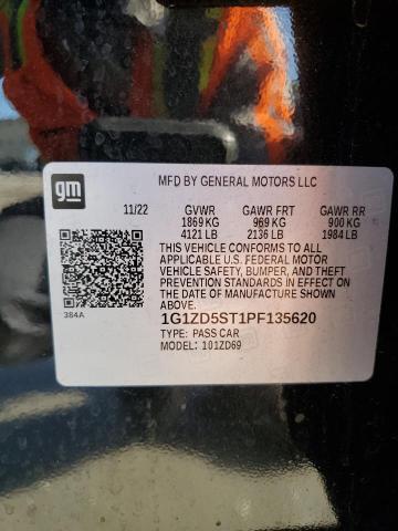 2023 CHEVROLET MALIBU LT - 1G1ZD5ST1PF135620