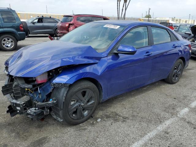 HYUNDAI ELANTRA BL 2023 blue  hybrid engine KMHLM4AJ8PU070229 photo #1