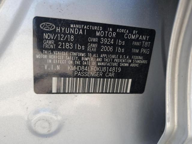 2019 HYUNDAI ELANTRA SE - KMHD84LF0KU814819