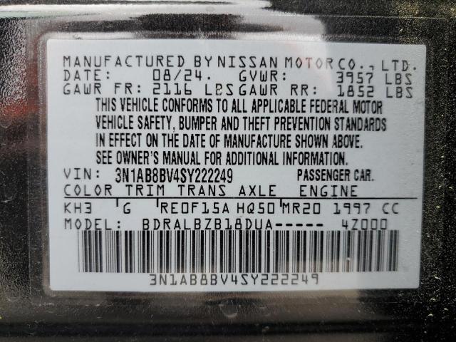 2025 NISSAN SENTRA S - 3N1AB8BV4SY222249