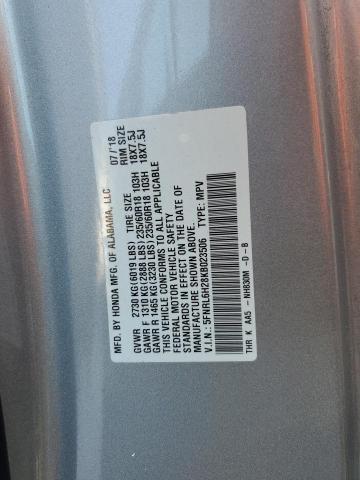 2019 HONDA ODYSSEY LX 5FNRL6H28KB023506