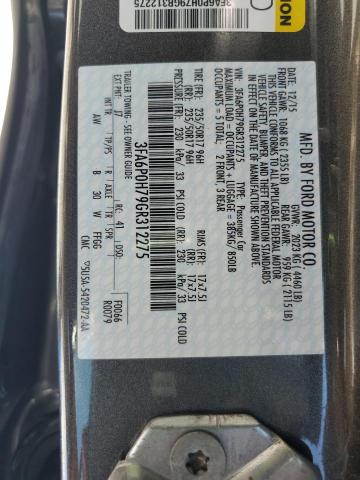 2016 FORD FUSION SE - 3FA6P0H79GR312275