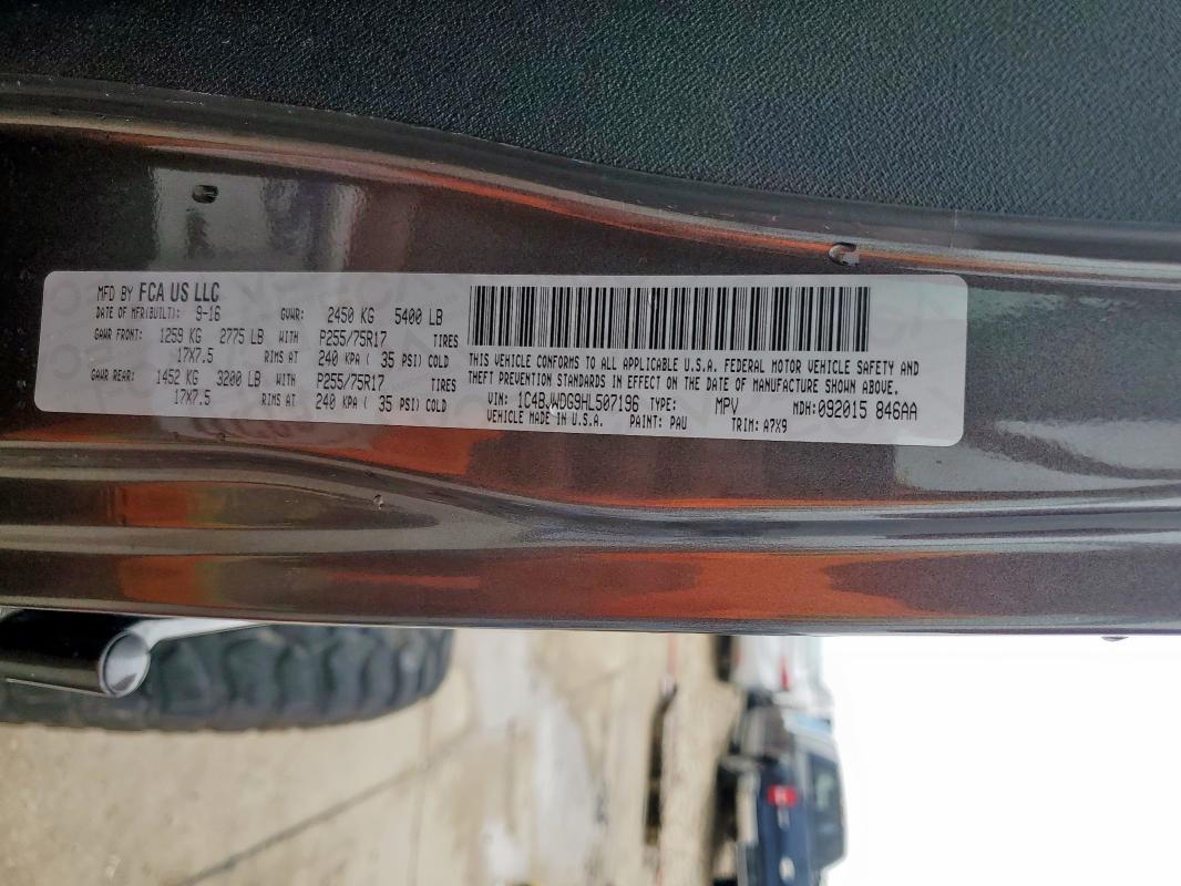 2017 JEEP WRANGLER U - 1C4BJWDG9HL507196