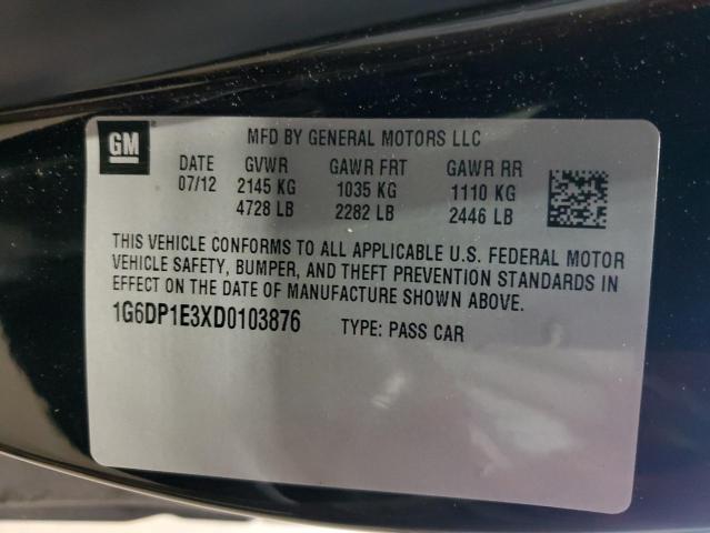2013 CADILLAC CTS PREMIU - 1G6DP1E3XD0103876