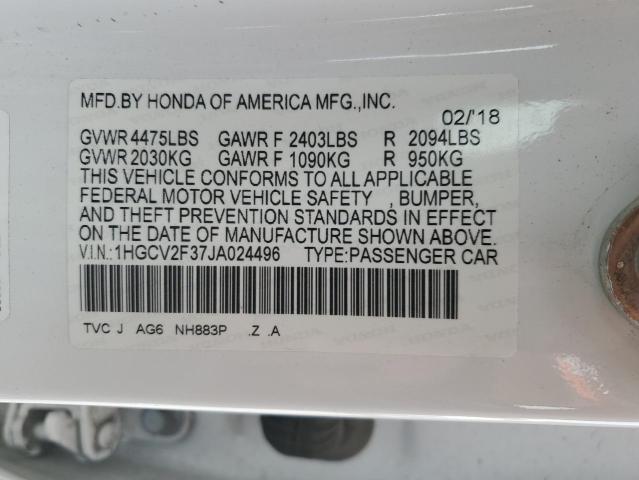 2018 HONDA ACCORD SPO - 1HGCV2F37JA024496