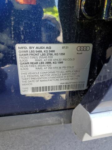 2021 AUDI Q5 PREMIUM - WA1BAAFY0M2136285