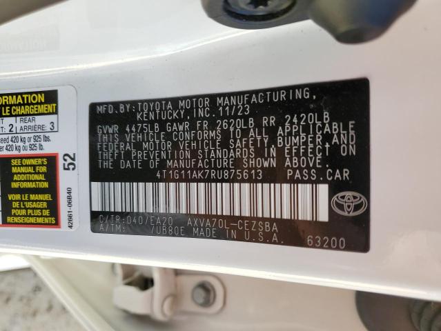 2024 TOYOTA CAMRY SE N - 4T1G11AK7RU875613