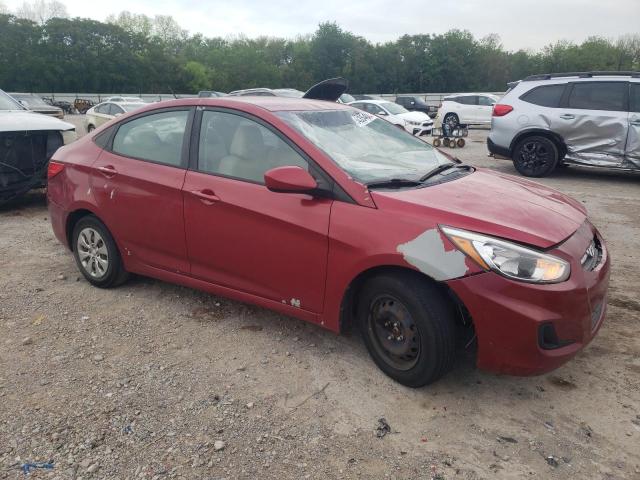 Vin: kmhct4ae0hu380835, lot: 54354095, hyundai accent se 20174