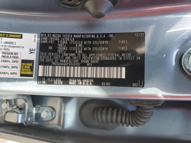 2023 TOYOTA COROLLA CR 7MUDAAAG6PV040497