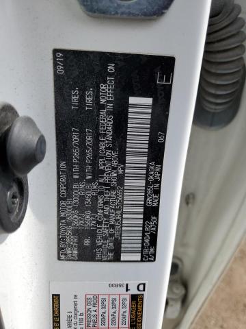 2020 TOYOTA 4RUNNER SR - JTEBU5JR4L5756652