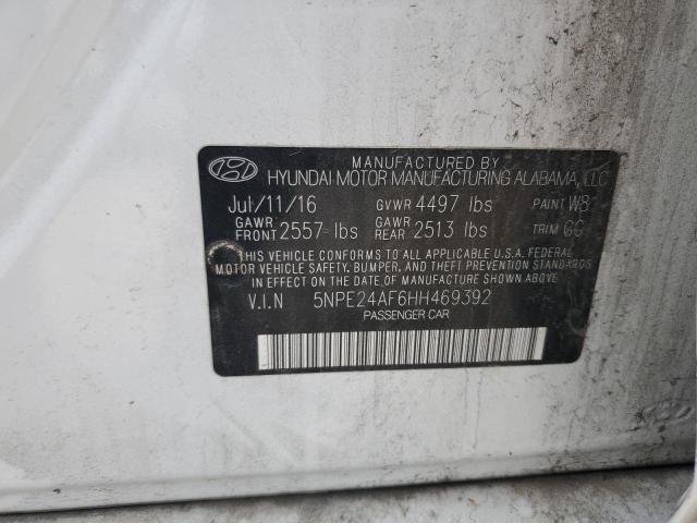 2017 HYUNDAI SONATA SE - 5NPE24AF6HH469392