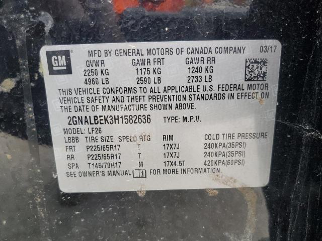 2017 CHEVROLET EQUINOX LS - 2GNALBEK3H1582636