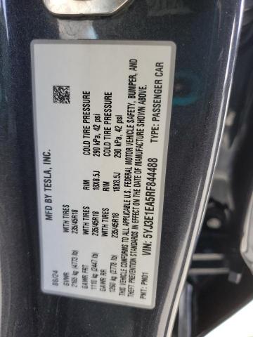 2024 TESLA MODEL 3 - 5YJ3E1EA5RF844488