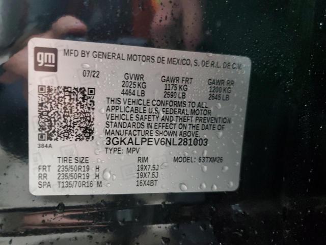 2022 GMC TERRAIN SL 3GKALPEV6NL281003