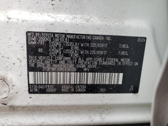2024 TOYOTA RAV4 LE - 2T3F1RFV0RC456508