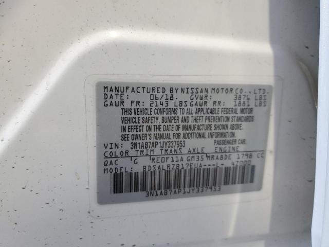 2018 NISSAN SENTRA S - 3N1AB7AP1JY337953