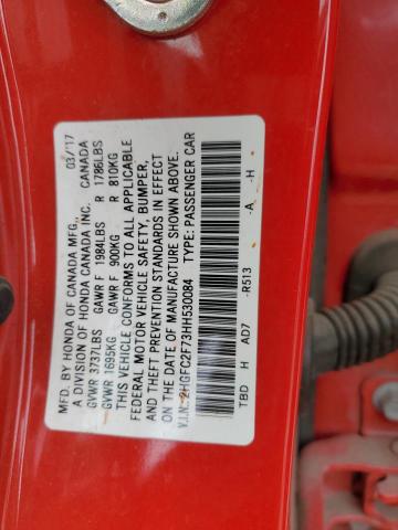 2017 HONDA CIVIC EX - 2HGFC2F73HH530084