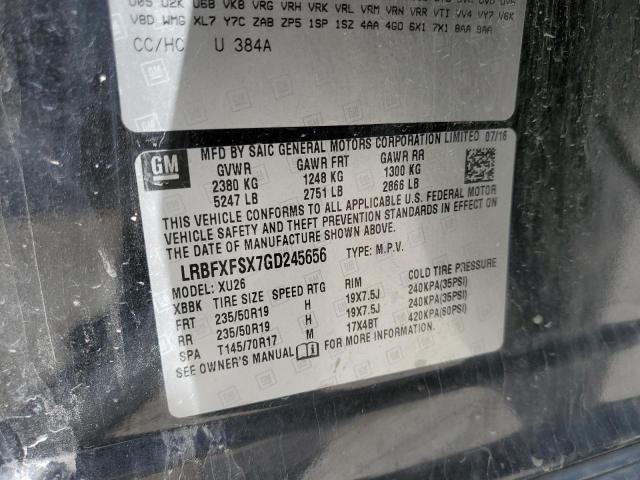 2016 BUICK ENVISION P LRBFXFSX7GD245656