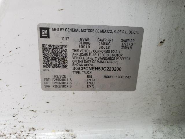 2018 CHEVROLET SILVERADO - 3GCPCNEH5JG223200