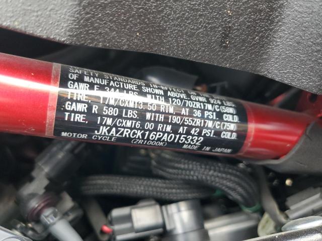 2023 KAWASAKI ZR1000 K - JKAZRCK16PA015332