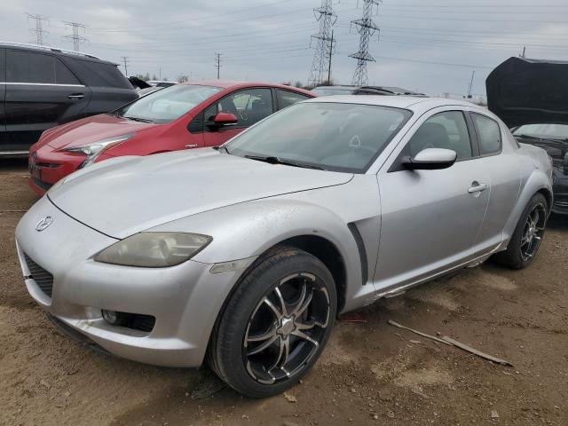MAZDA RX8 2004 silver  gas JM1FE17N240134176 photo #1