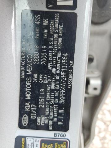 2017 KIA FORTE LX - 3KPFK4A72HE117864