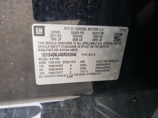 2016 CADILLAC ESCALADE P - 1GYS4DKJ4GR262842