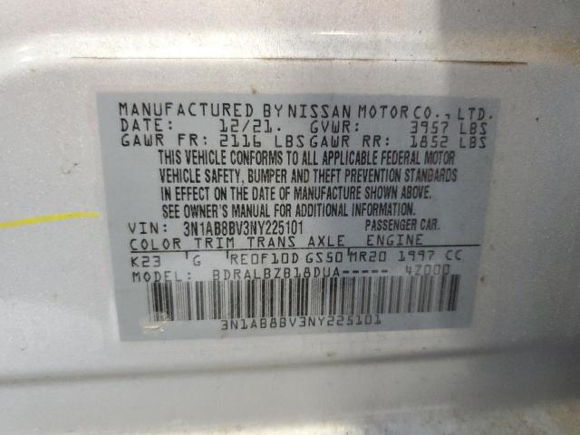 2022 NISSAN SENTRA S - 3N1AB8BV3NY225101