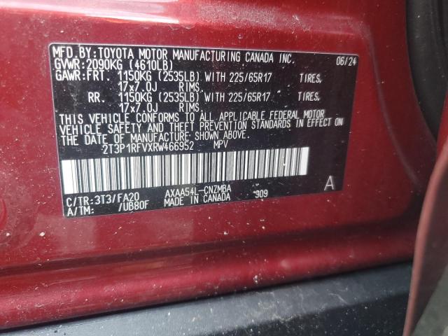 2024 TOYOTA RAV4 XLE - 2T3P1RFVXRW466952