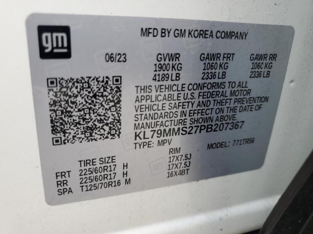 2023 CHEVROLET TRAILBLAZE - KL79MMS27PB207367