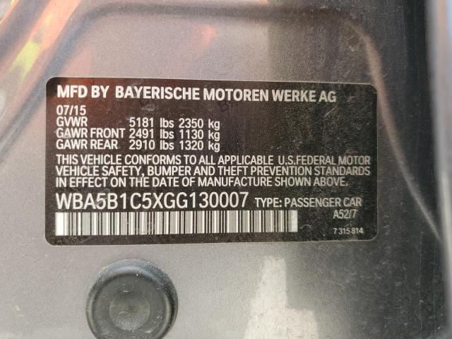 2016 BMW 535 I WBA5B1C5XGG130007