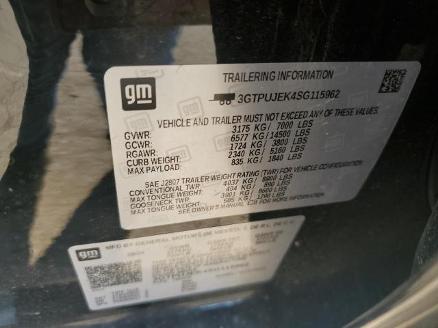 2025 GMC SIERRA K15 - 3GTPUJEK4SG115962