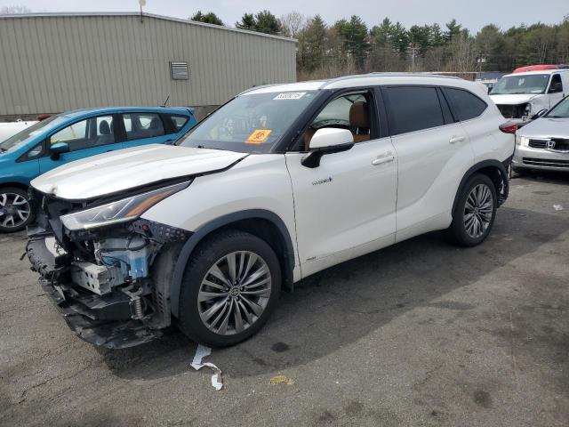 Vin: 5tdebrch2ms014779, lot: 53320215, toyota highlander hybrid platinum 2021 img_1