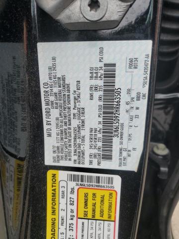 2017 LINCOLN MKZ SELECT 3LN6L5D92HR663505