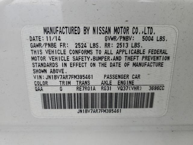 2015 INFINITI Q50 BASE JN1BV7AR7FM395461