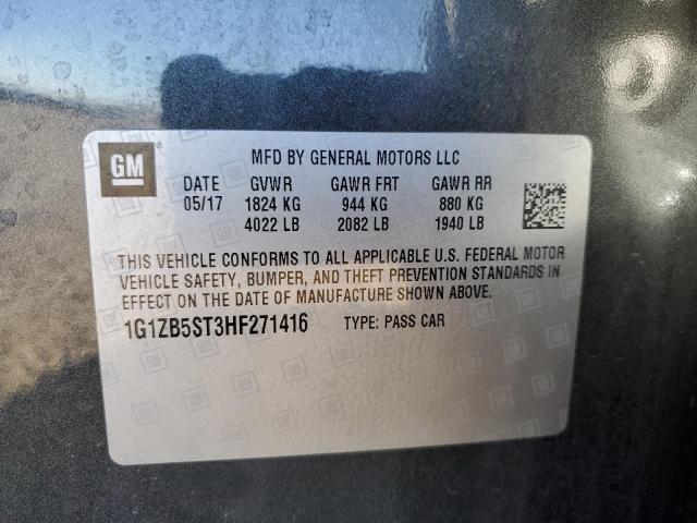 2017 CHEVROLET MALIBU LS - 1G1ZB5ST3HF271416